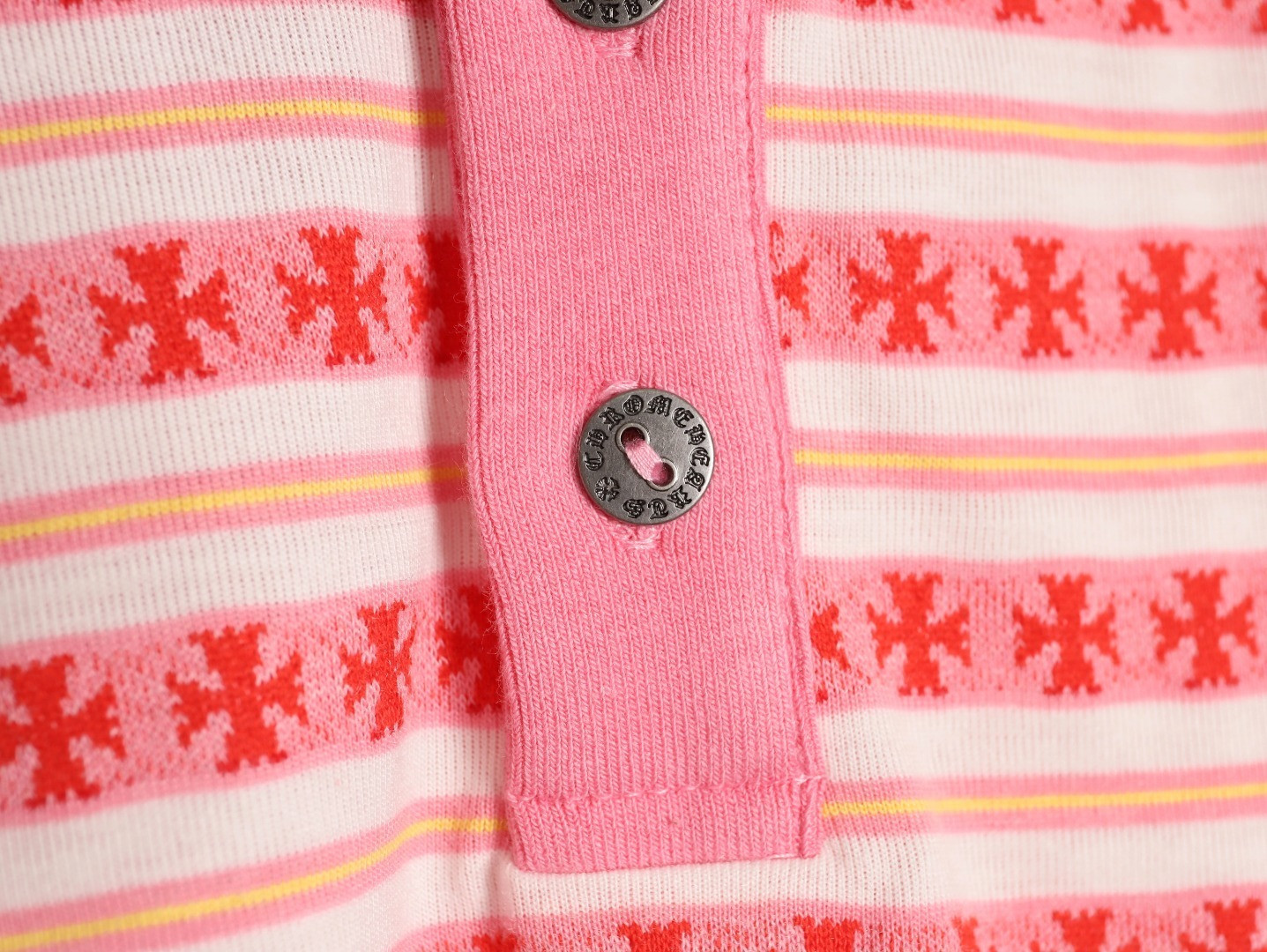 Ch**me He**ts 25fw polo shirt