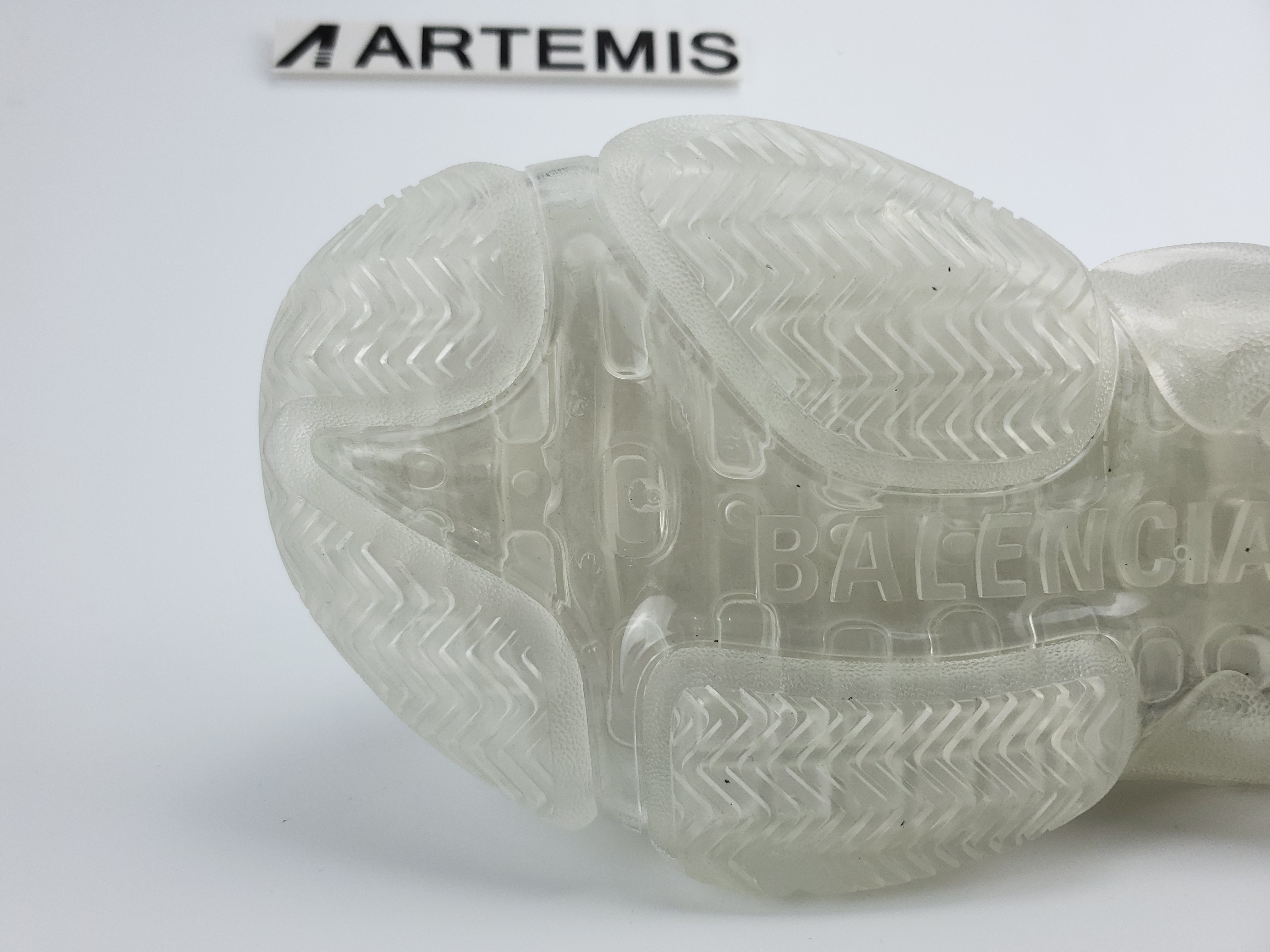 Balenciga Triple S Clear Sole White