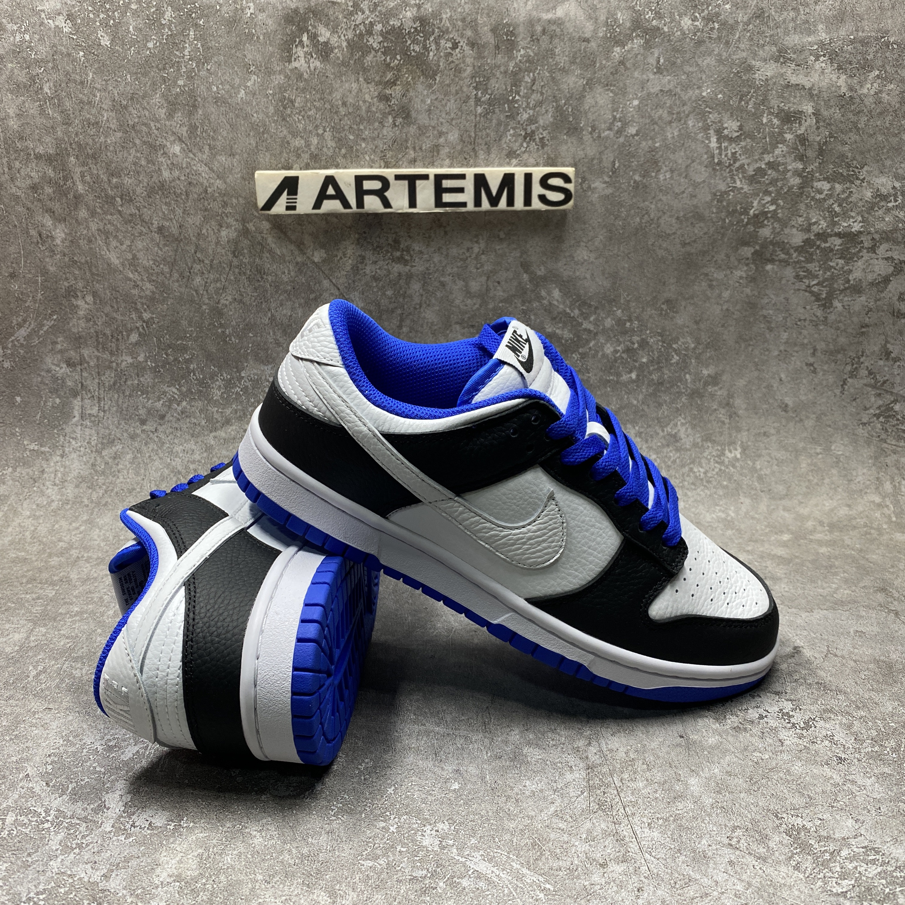 Nike Dunk Low White Black Royal