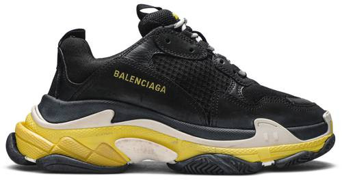 Balenciga Triple S Sneaker Black Yellow