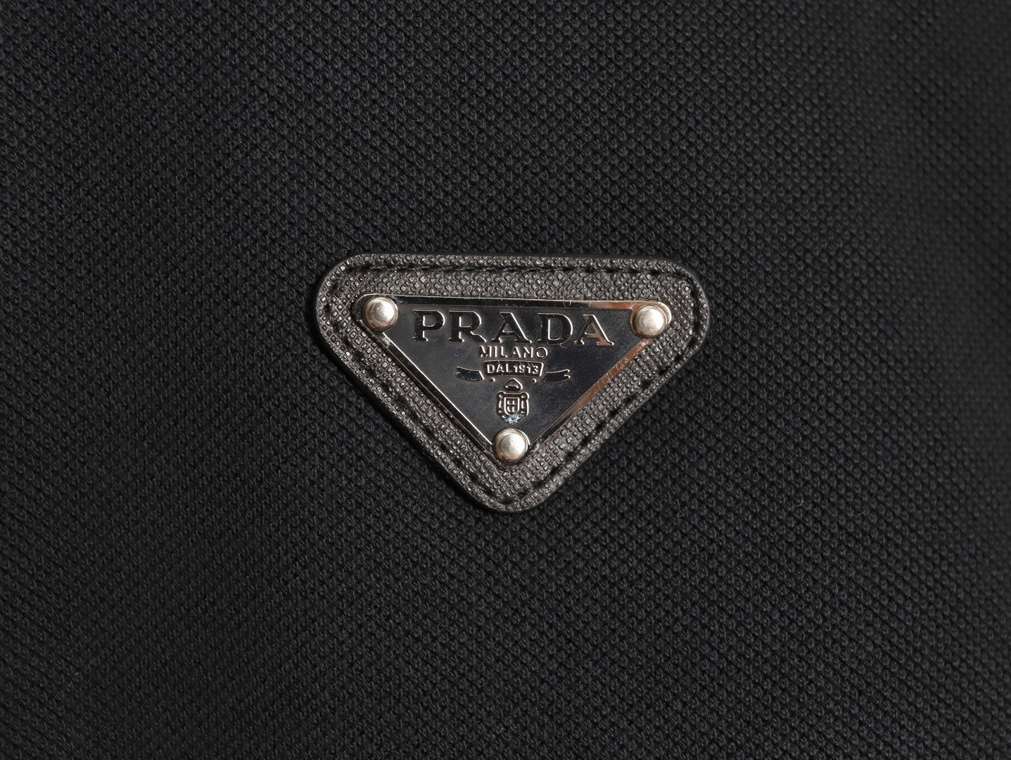 Pra*a long-sleeved polo shirt