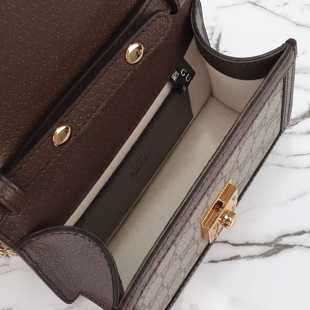 G*u*i ophidia top handle bag 17.5×13×6 cm