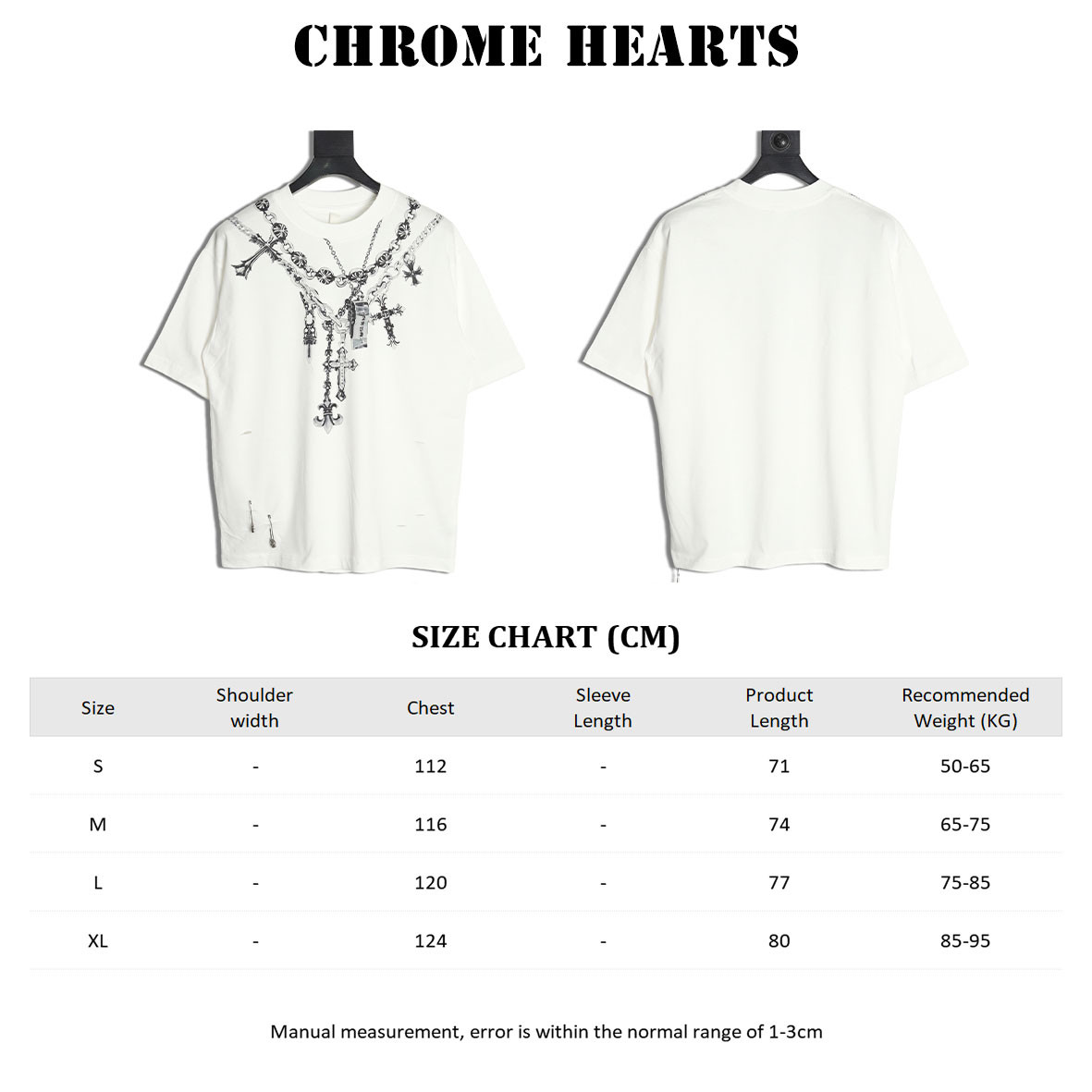 Ch**me He**ts 25ss short-sleeved t-shirt