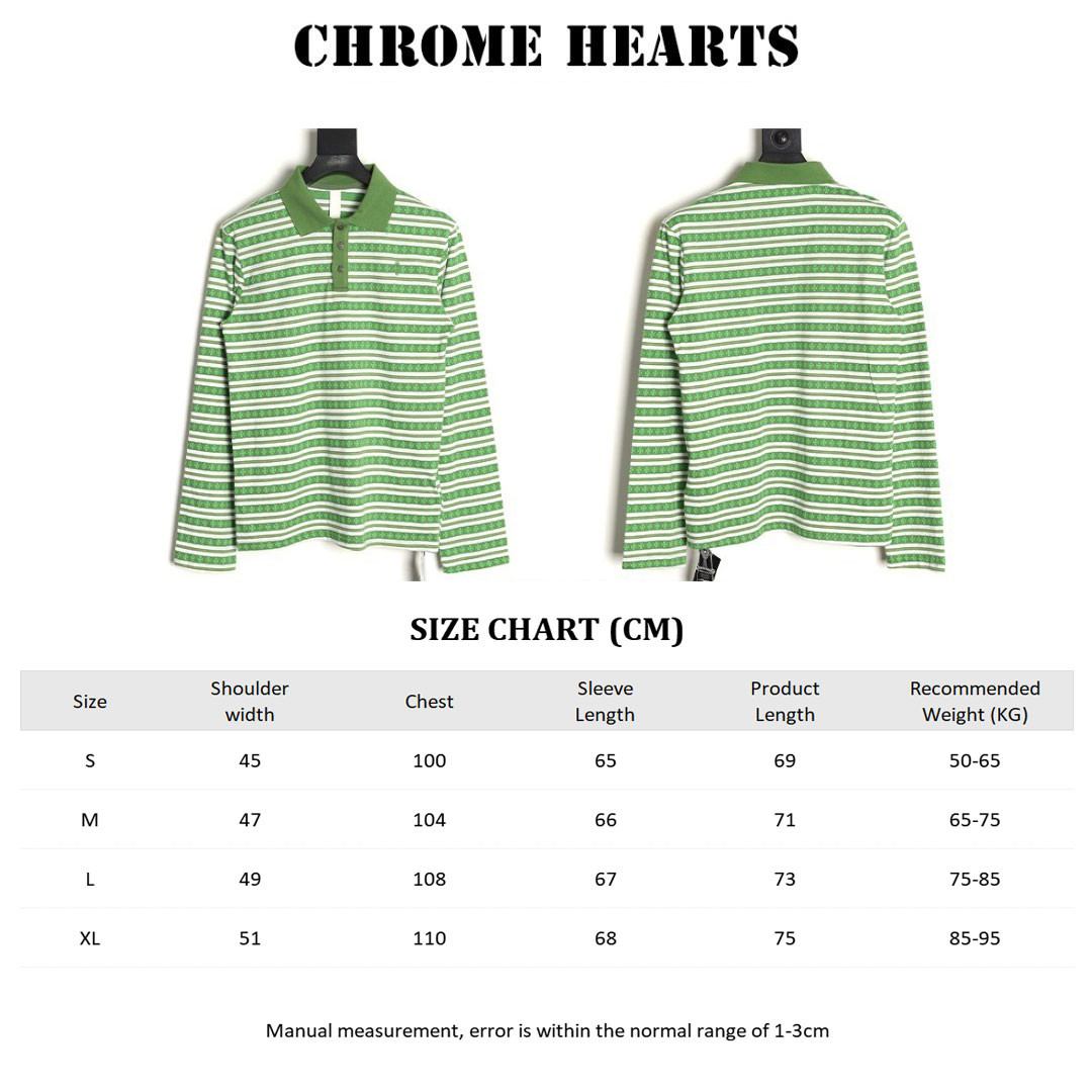 Ch**me He**ts 25fw polo shirt