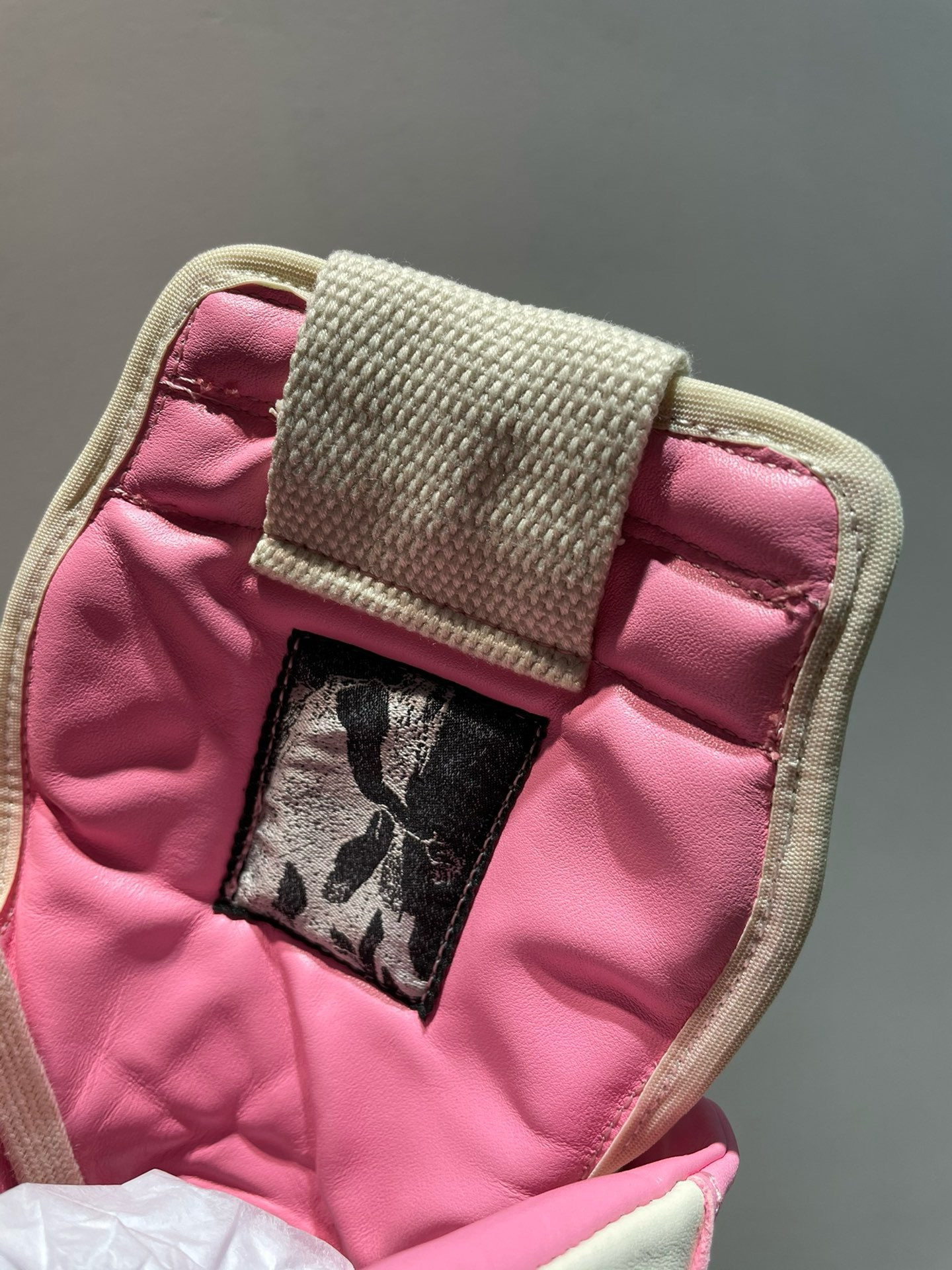 Rick Owens Geobasket High-Top Leather Pink Sneakers