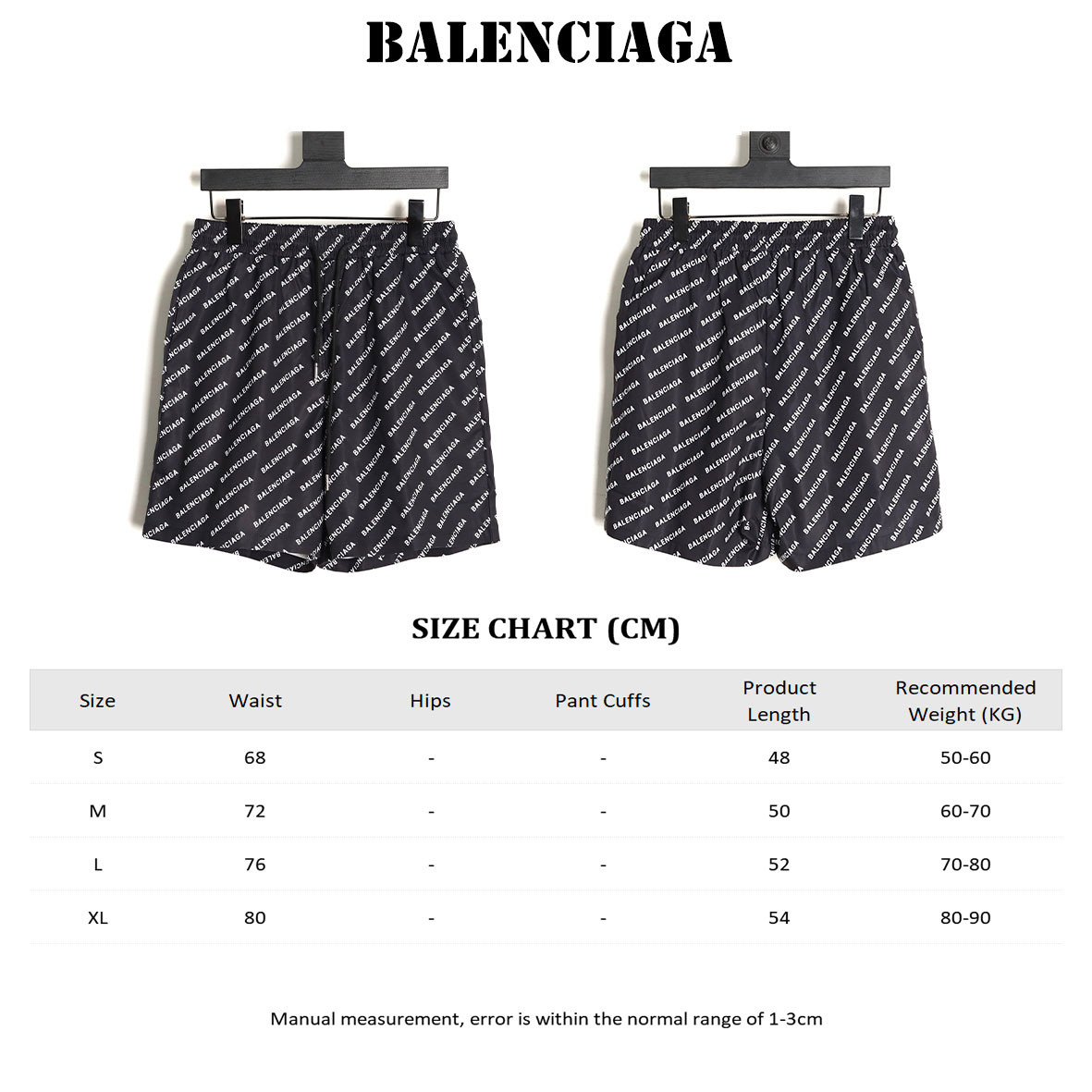 Ba*len*cia*ga 25ss shorts