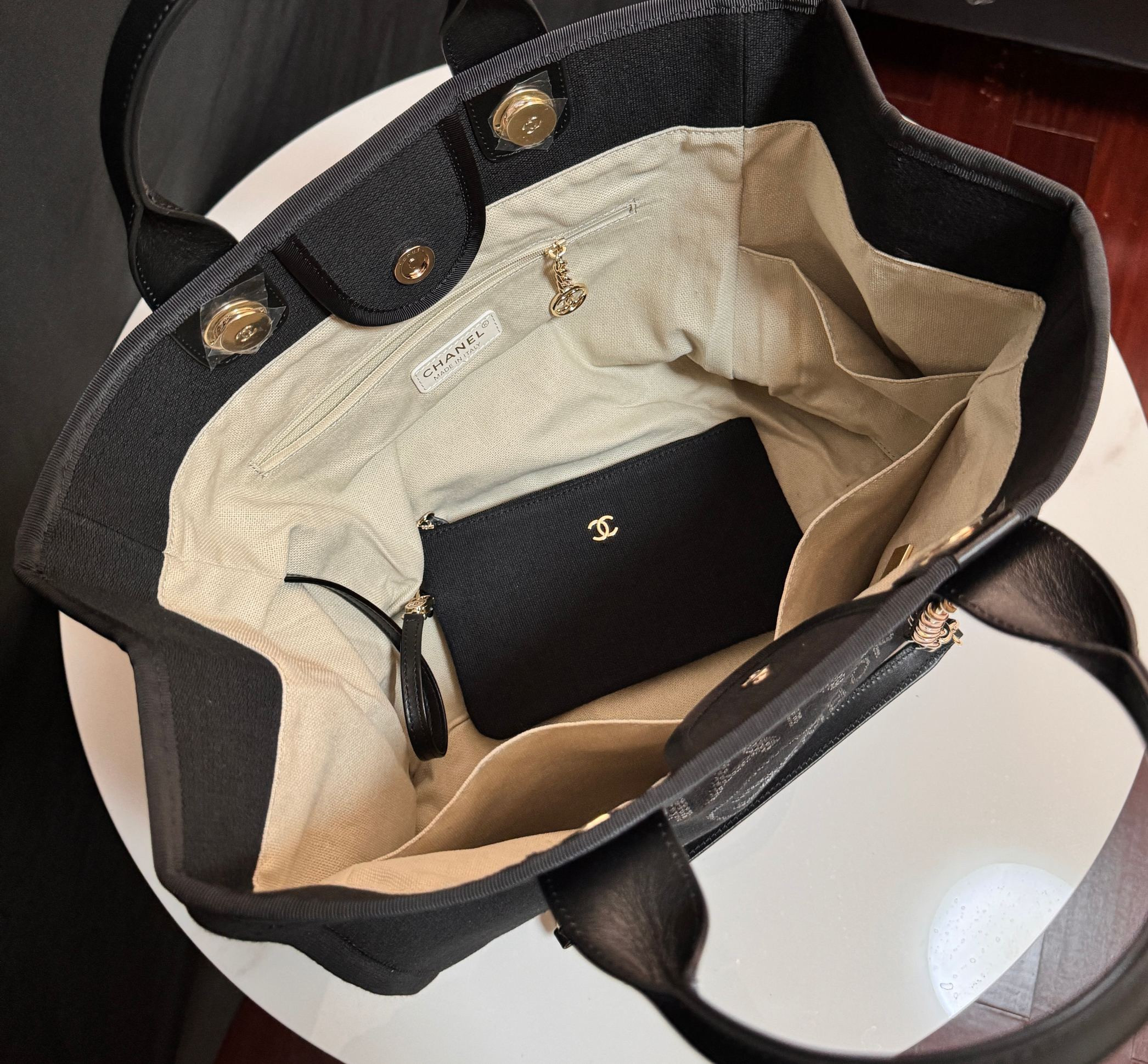 Ch*el shopping bag 30x39x22cm