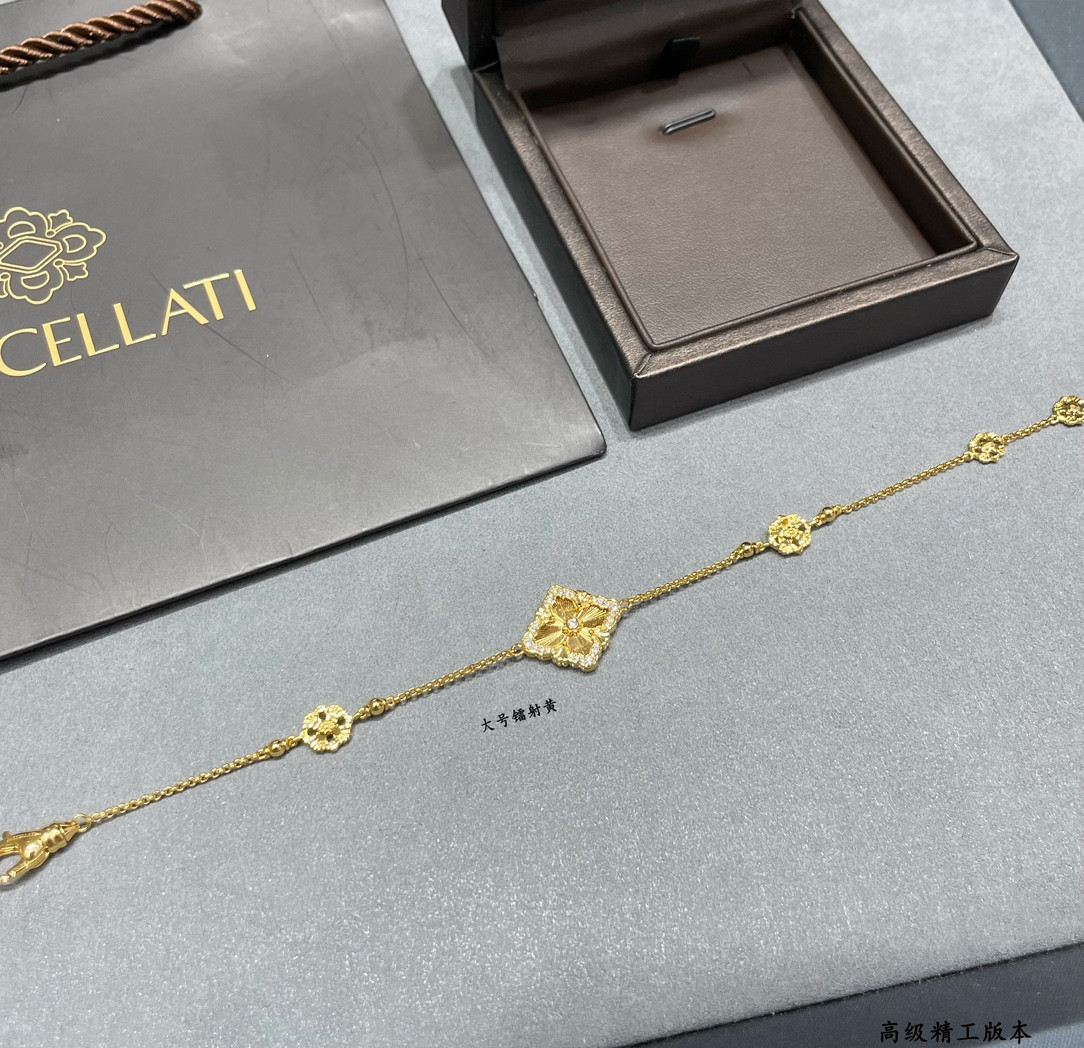Buccellati large Laser Yellow Opéra Series Bracelet