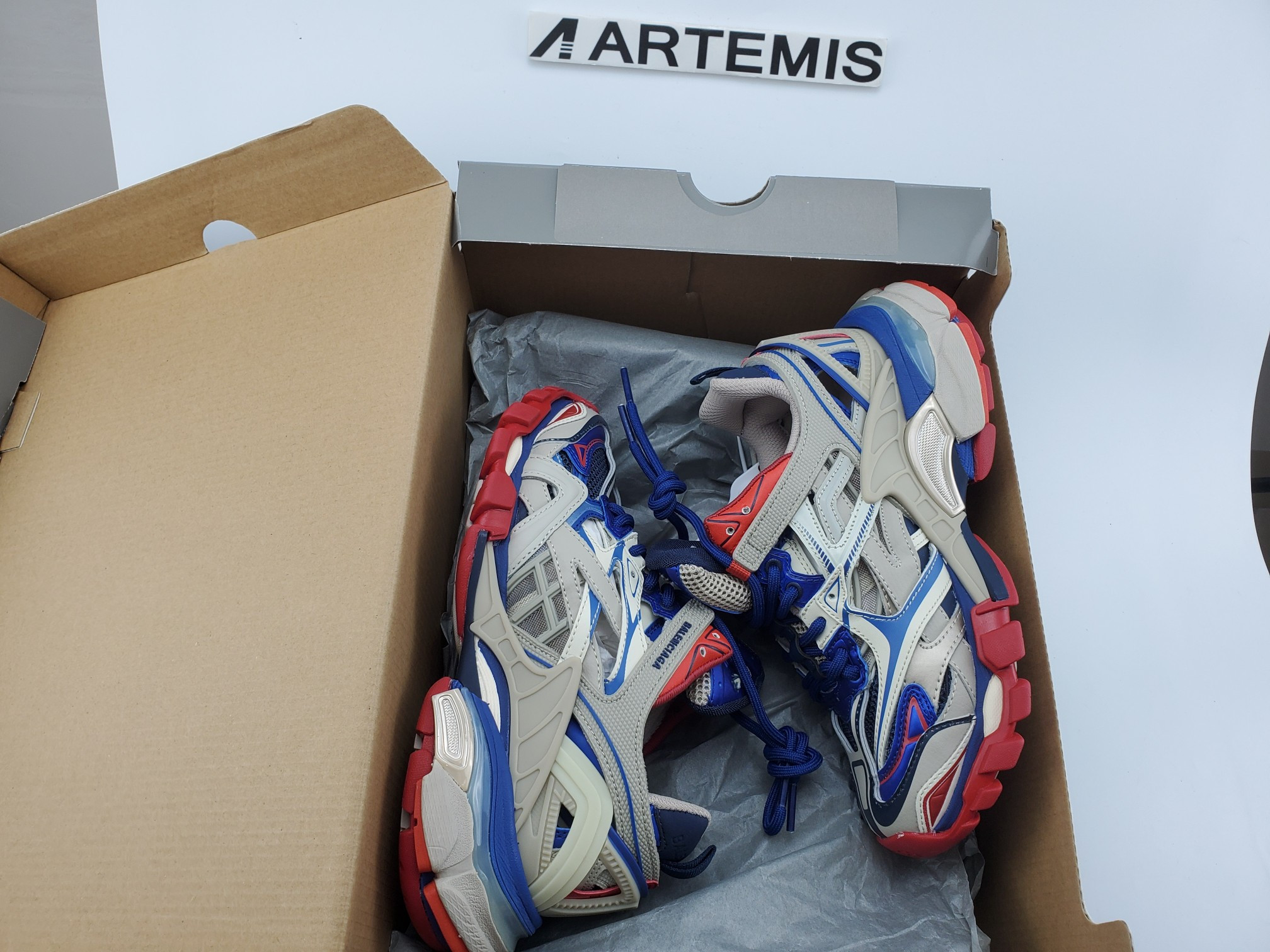 Balenciga Track 2 Blue Red