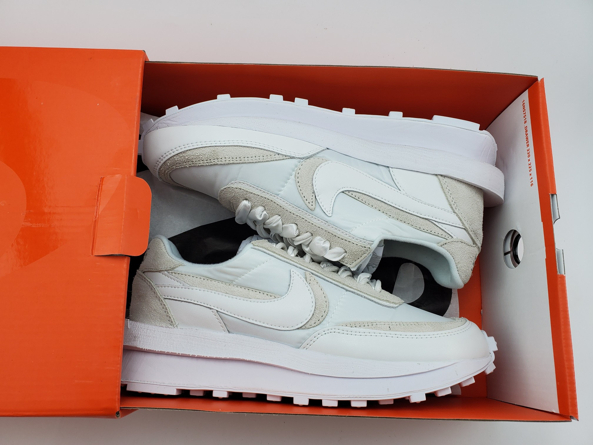 Sacai x Nike LDV Waffle “White Nylon”