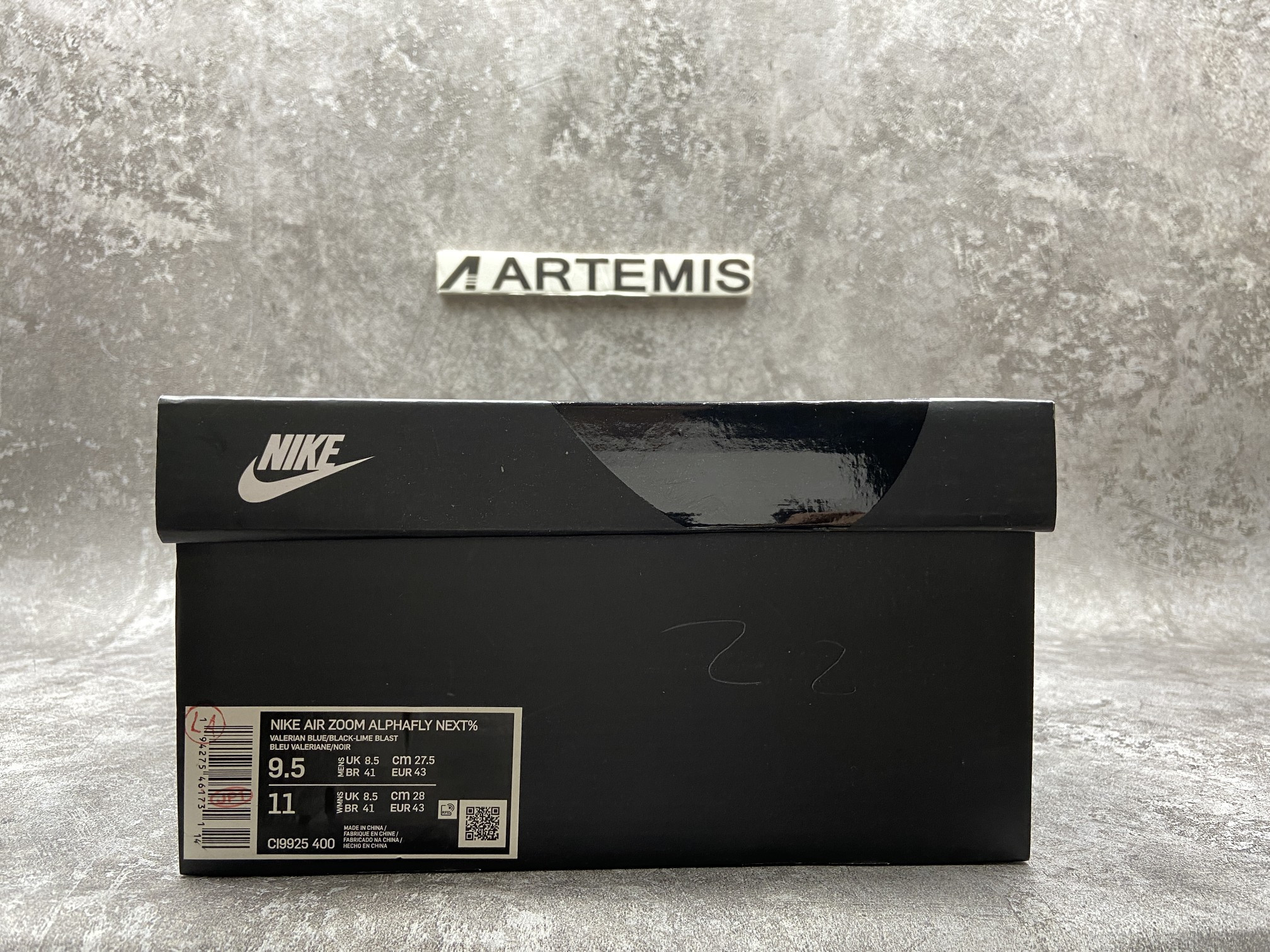 Nike Air Zoom Alphafly Next% Black Electric Green