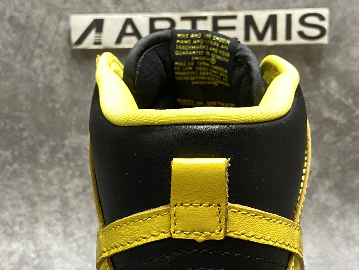 Nike Dunk High Black Yellow