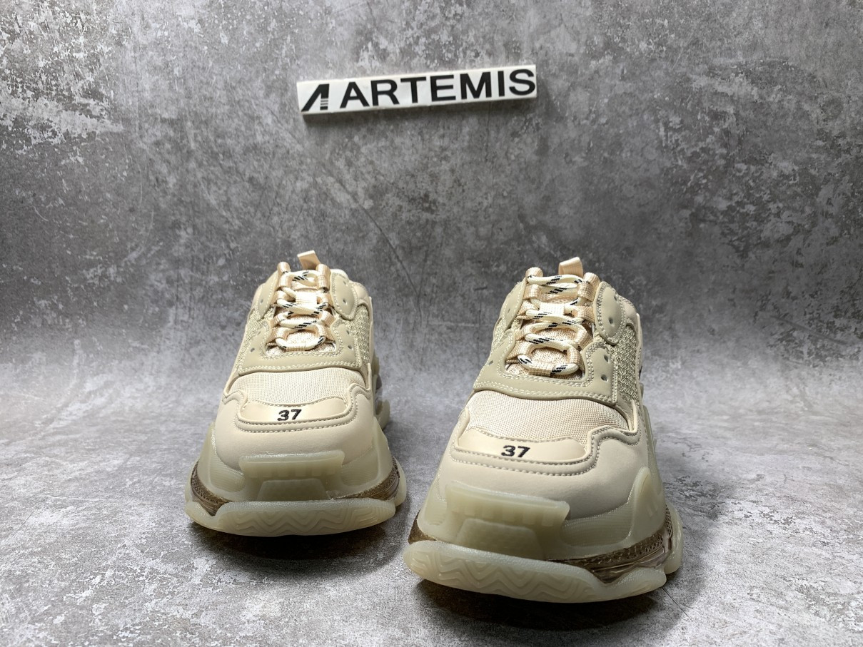 Balenciga Triple S Crystal Clear Sole