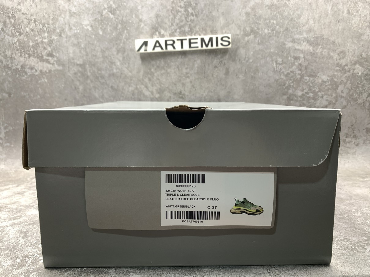 Balenciga Triple S Sneaker Very Fluo