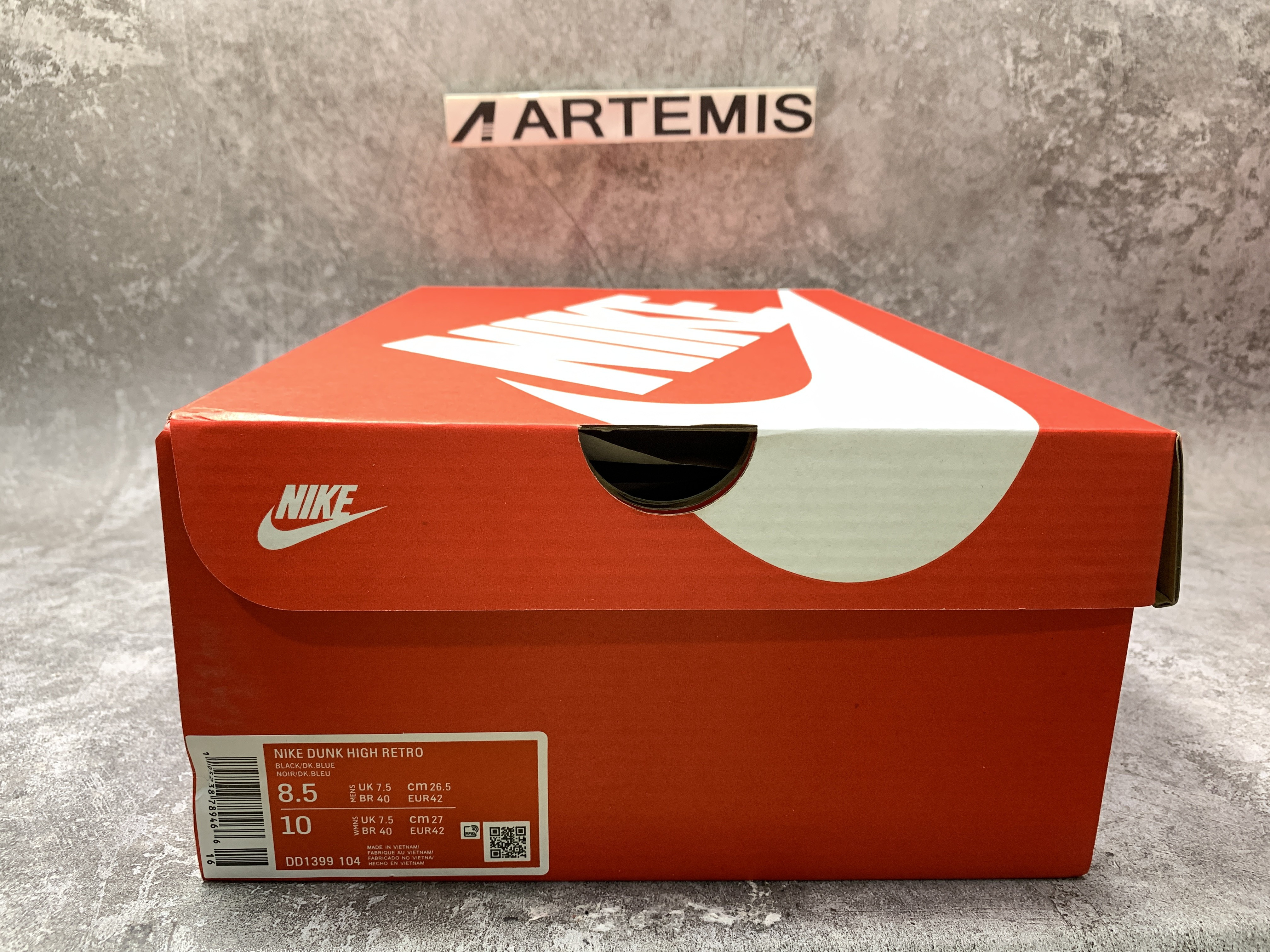 Nike Dunk High Midnight Navy