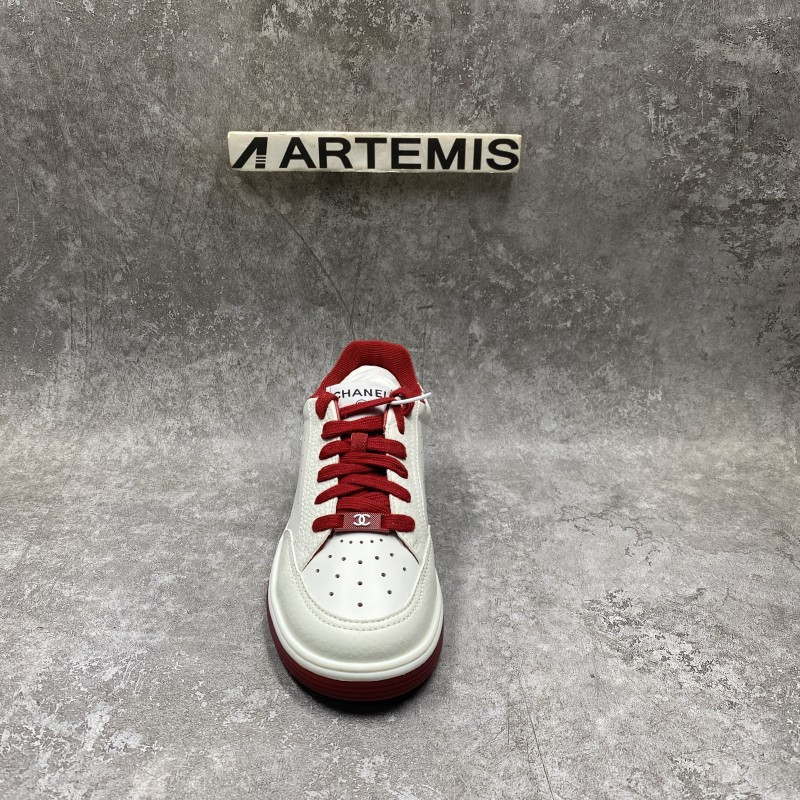 Ch*el 22p trainer white dark red