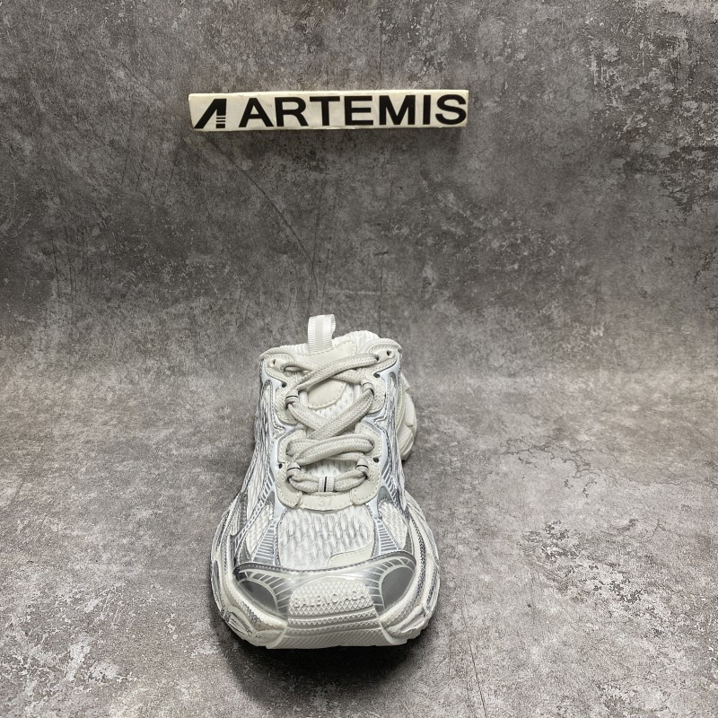 Balenciga 3XL Mule Sneakers in White