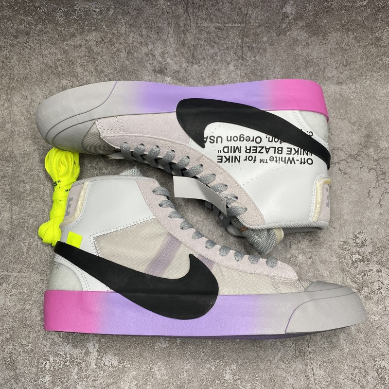 Nike Blazer Mid Off-White Wolf Grey Serena "Queen"