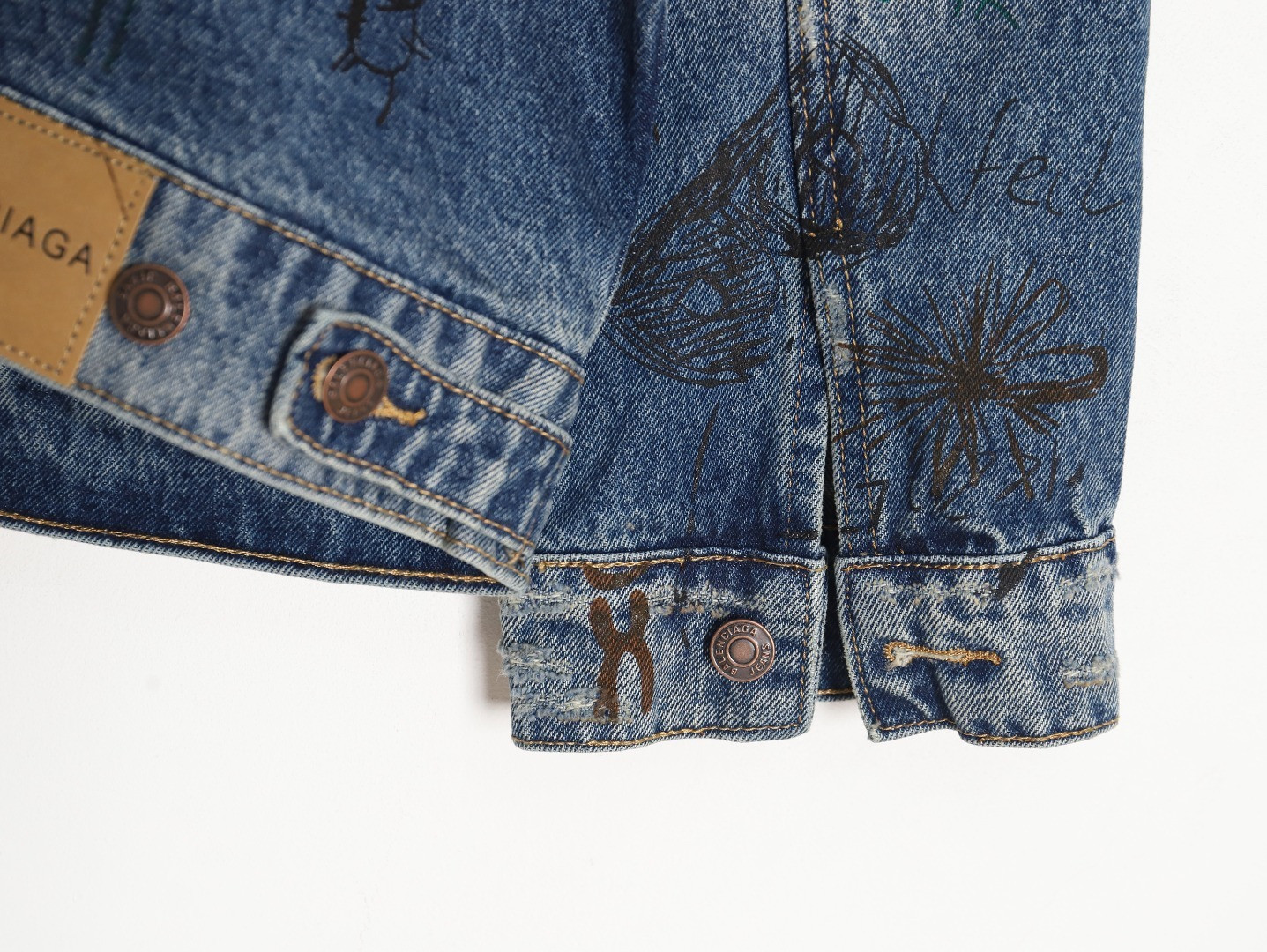 Ba*len*cia*ga denim coats