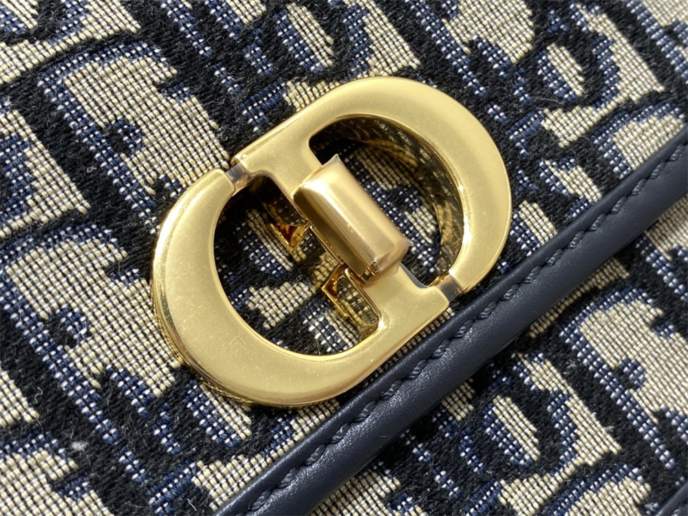 small 30 montaigne avenue bag blue D*or oblique jacquard