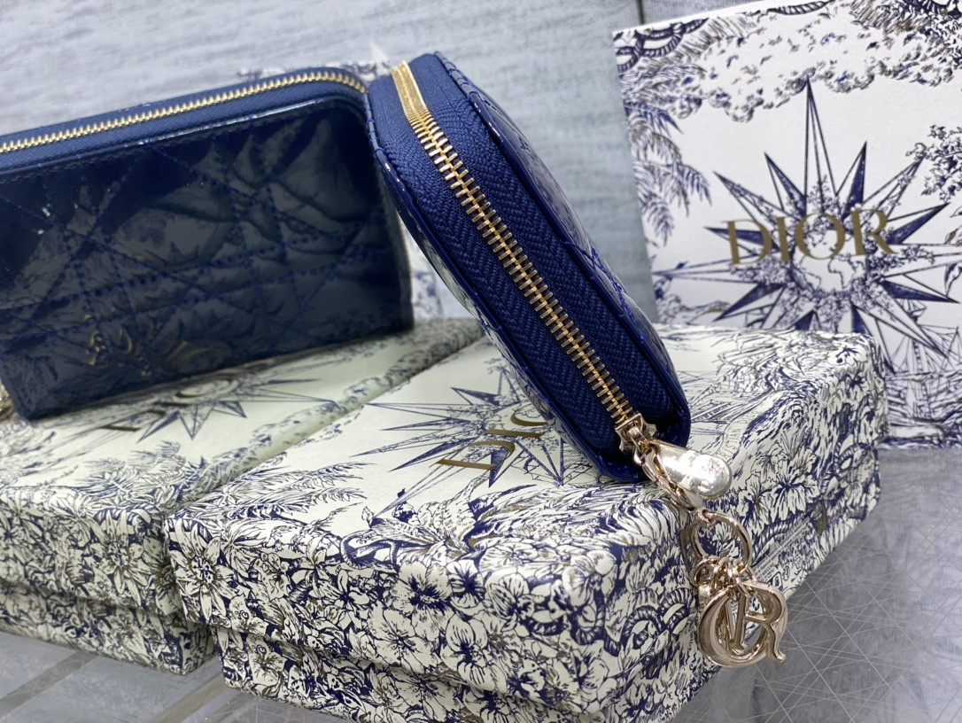 lady D*or voyageur small coin purse card holder