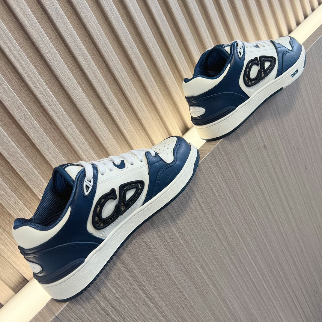ua D*or b57 low-top sneaker navy blue and white