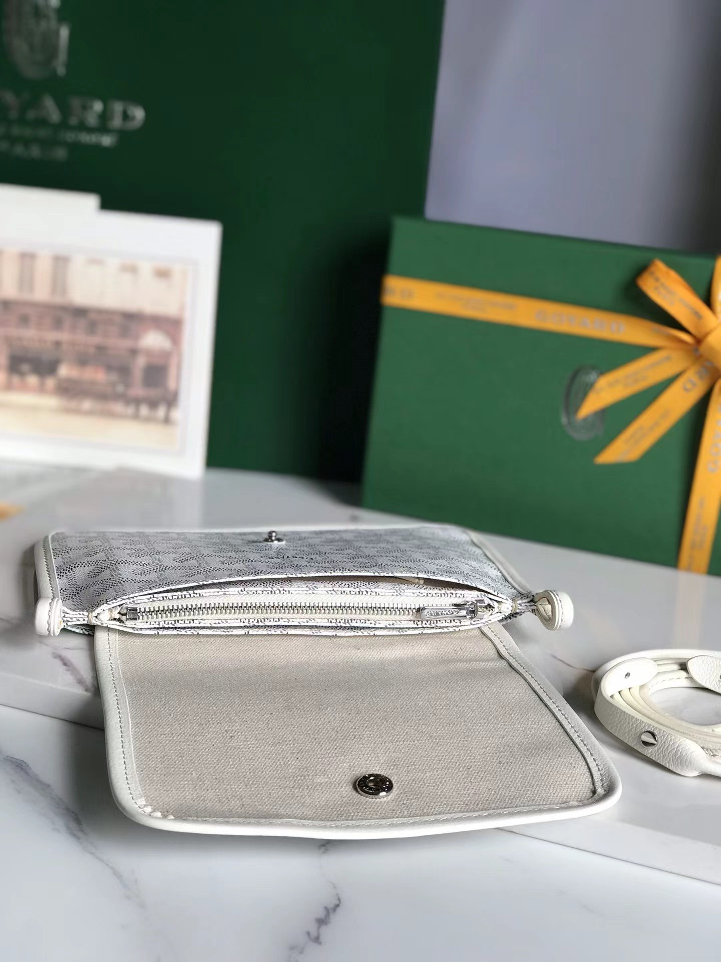 Go*ard plumet pocket wallet 21x14x2.5cm