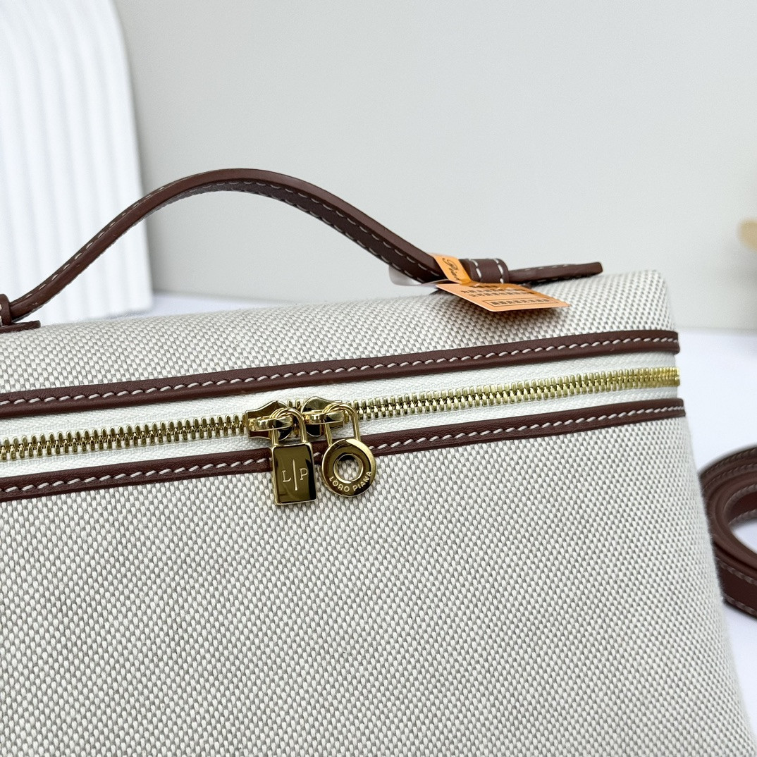 L**o p*ana extra pocket l19 cotton, linen 11 x 19 x 6.5 cm