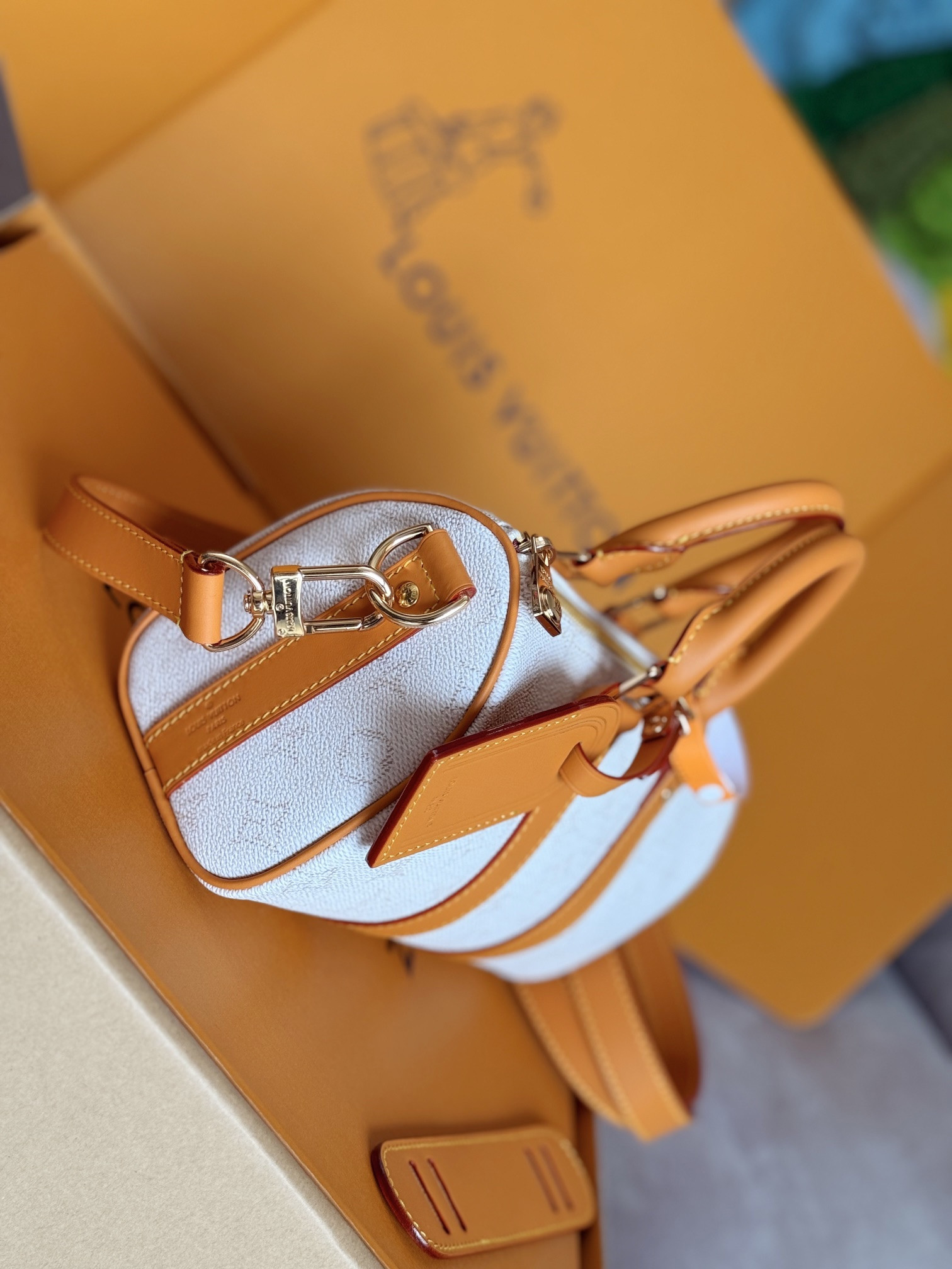 LV Keepall Bandoulière 25 M15076 25x15x11cm