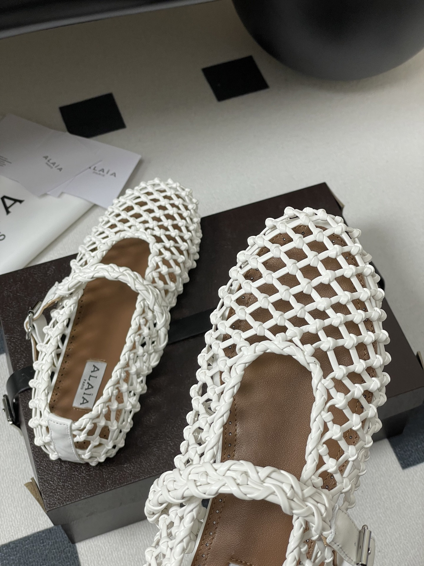 UA Alaïa BRAIDED BALLET FLATS(Customized Size 7-10 days production time)